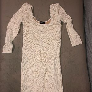 bebe bodycon mini dress